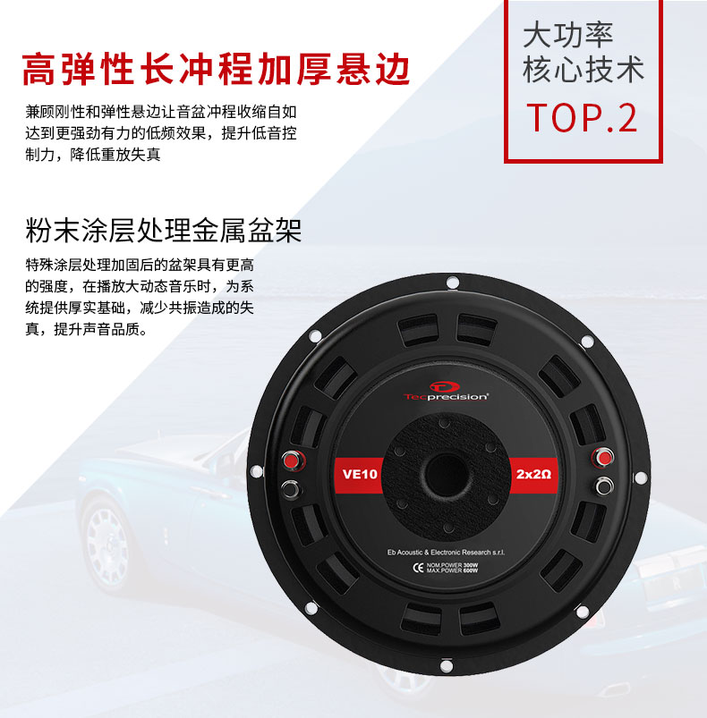 TEC十寸低音炮VE10